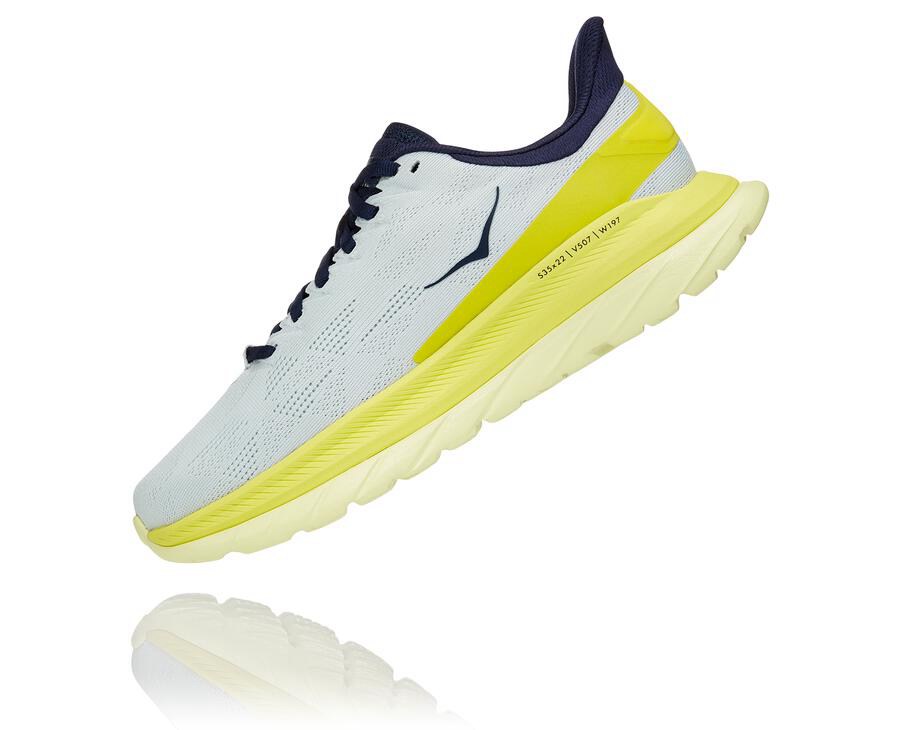 Hoka Australia One One Mach 4 - Womens Running Shoes White - WPMLV-9378